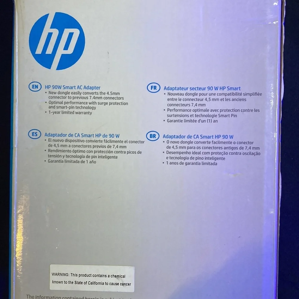 HP 90W Smart AC Adapter 90W Smart